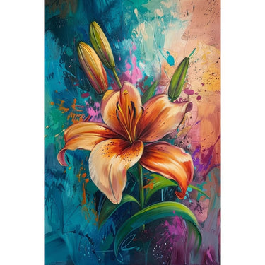 Lily Flower Acrylic Canvas